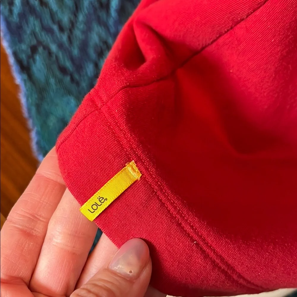 Lolé Red Long Sleeve Dress with Pocket - Picture 8 of 13